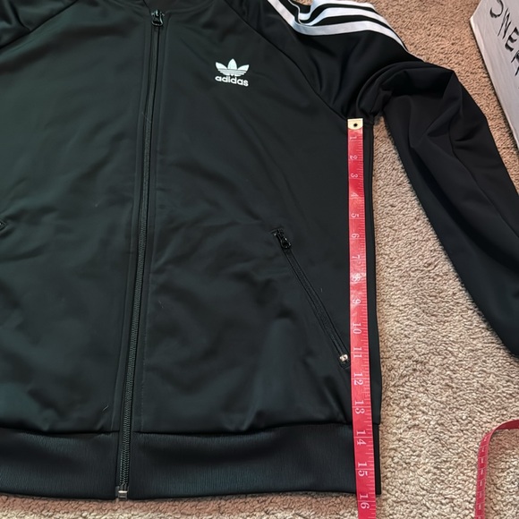 Adidas Black zip up Jacket - Picture 7 of 9
